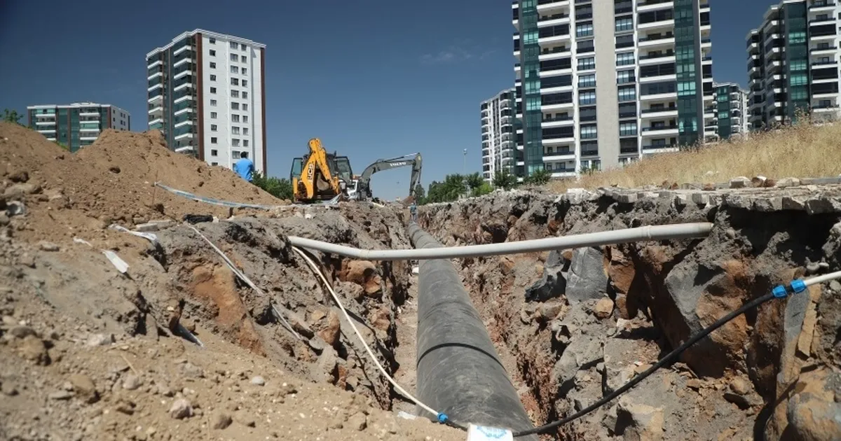 DİSKİ 8 ayda 79 bin 677 metre yeni içme suyu hattı döşedi