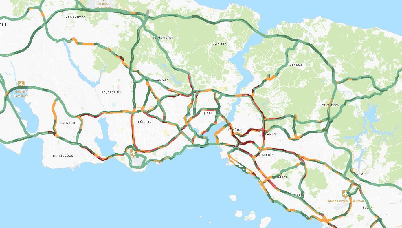 İstanbul trafiğinde ilk gün yoğunluğu: TEM ve köprülerde yoğunluk yaşanıyor