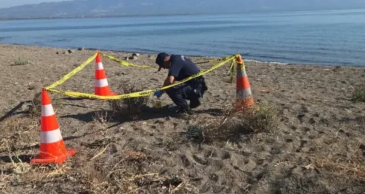 İznik Gölü sahilinde bomba bulundu
