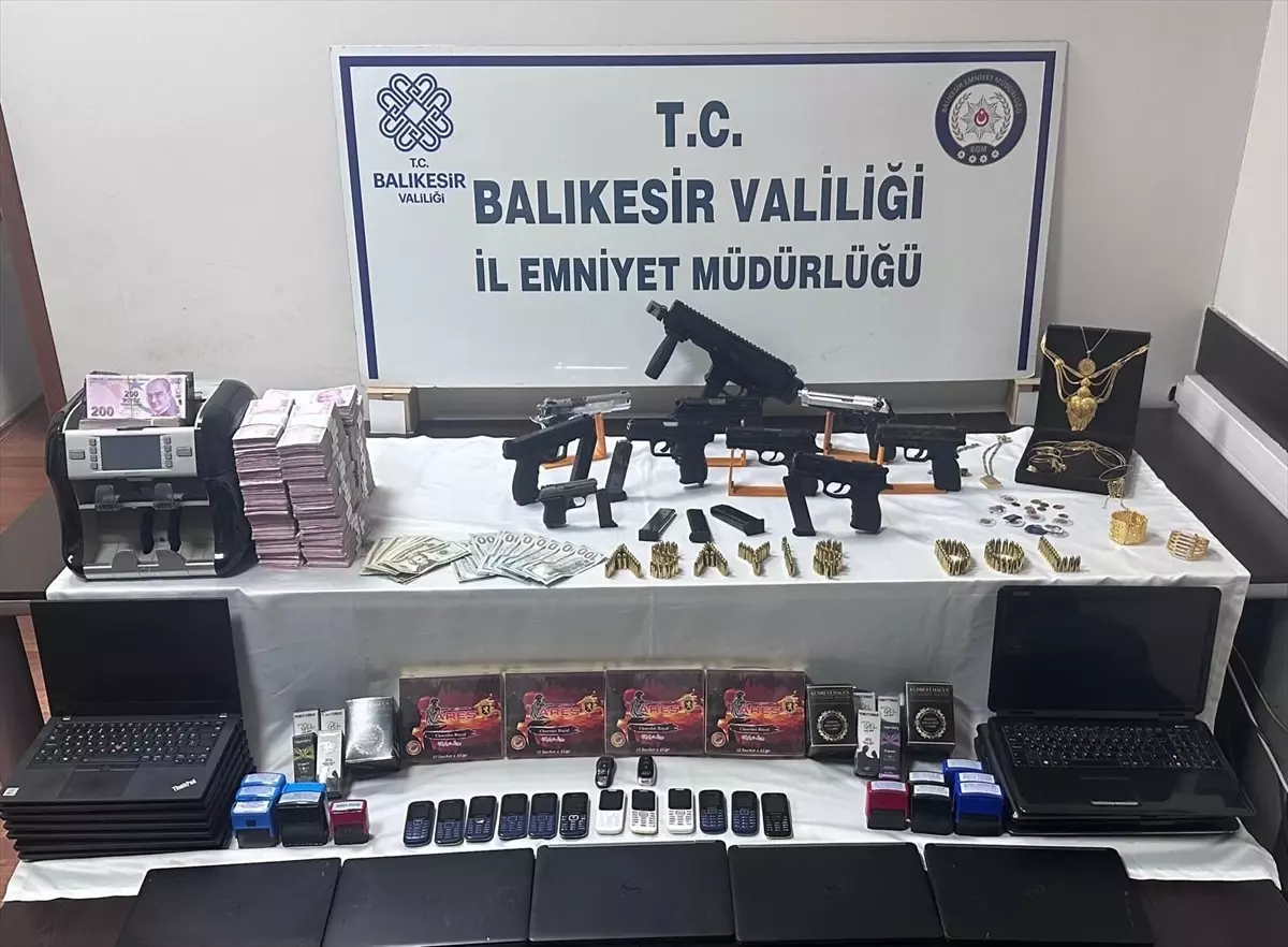Balıkesir Merkezli Dolandırıcılık Operasyonu: 54 Gözaltı, 27 Tutuklama