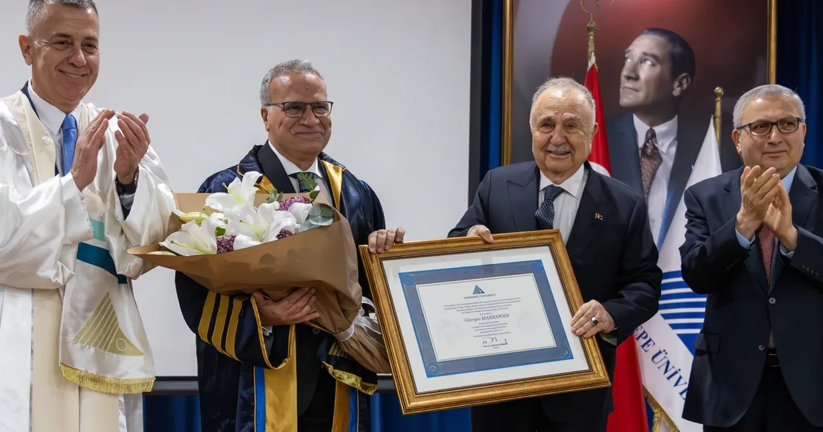 Giorgio Marrapodi’ye Yeditepe Üniversitesi’nden Fahri Doktora
