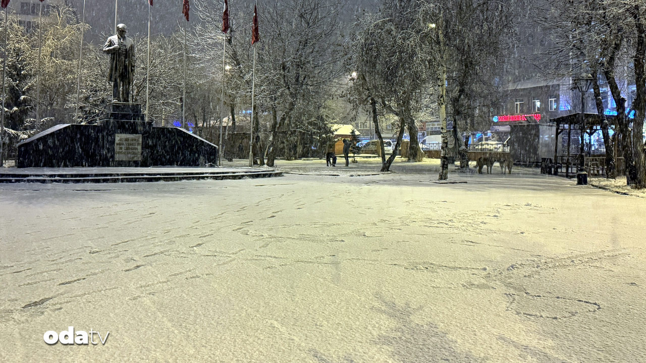 Ardahan’da ilk kar yağdı: Kent beyaza büründü