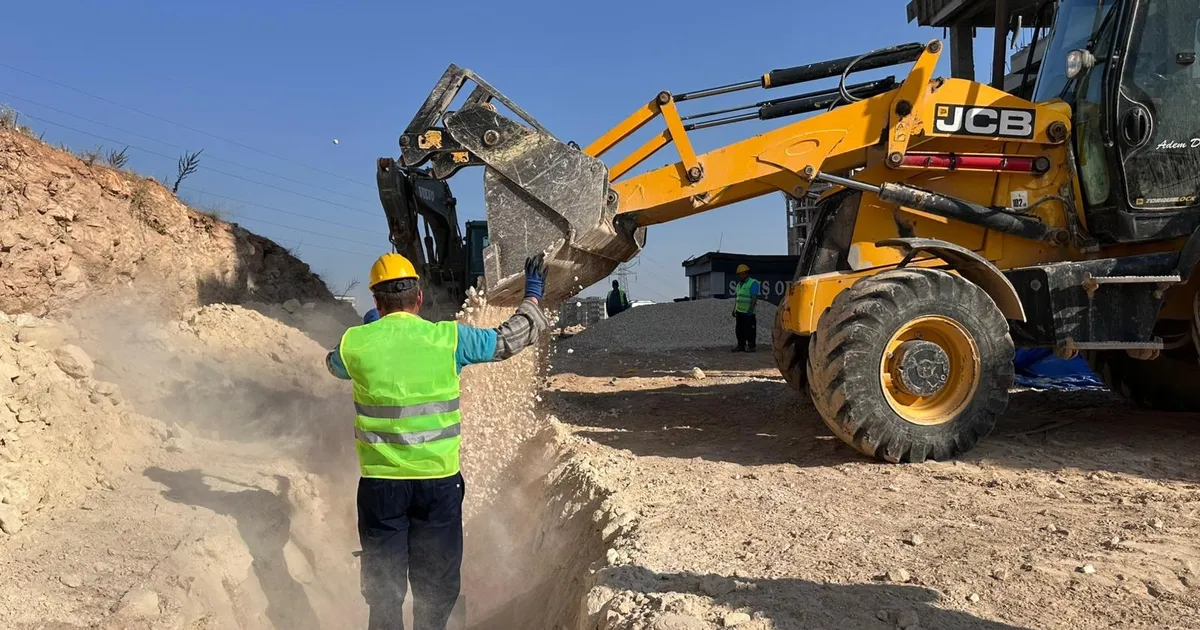 Gaziantep’te Gazitepe ve Sarısalkım’a yeni içmesuyu altyapısı