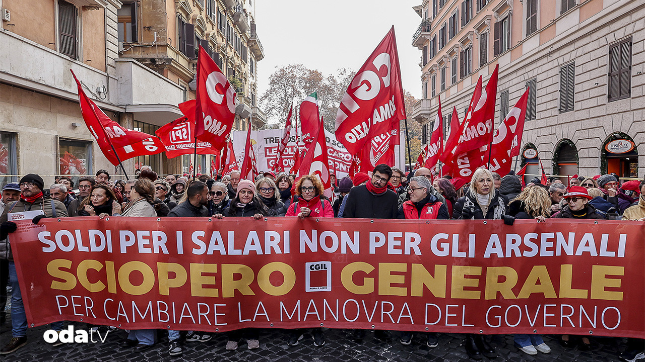 İtalya’da işçiler sokağa döküldü