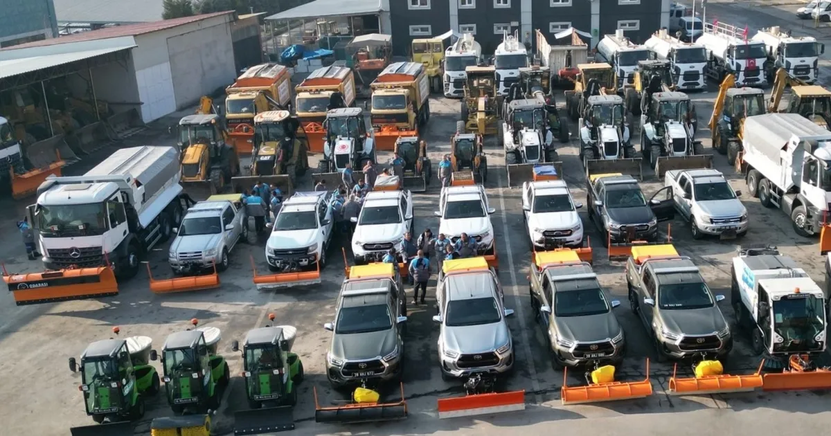 Kayseri Melikgazi kışa hazır