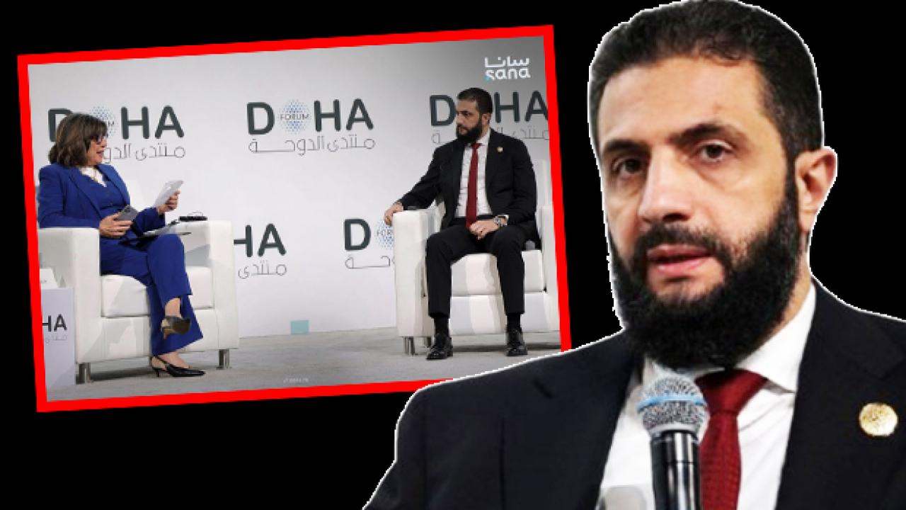 Şara’dan ABD’li sunucuya tokat gibi cevap: Kimin terörist olduğunu dünya gördü