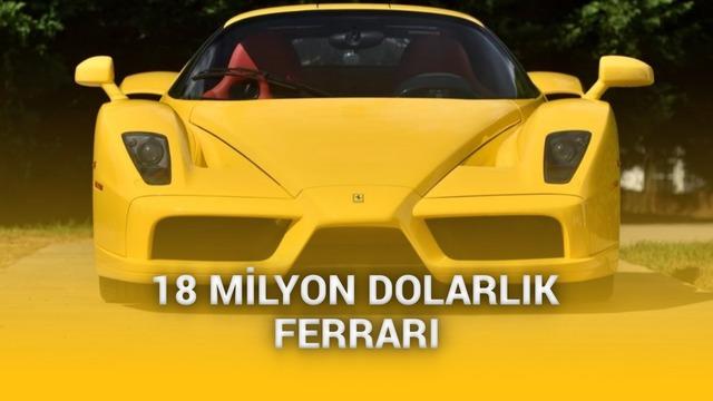 Sadece 1.050 kilometredeki Ferrari Enzo, 780 milyon TL'ye satıldı