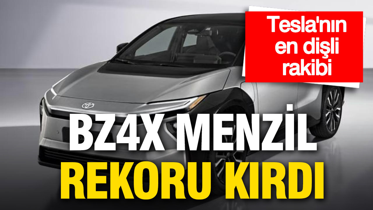 Toyota bZ4X, Gerçek Kullanımda Menzil Rekoru Kırarak Tesla’ya Rakip Oldu